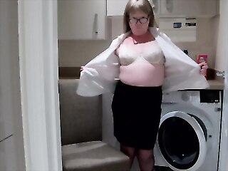 Blas� Full-grown Housewifes Laundry Phase Spoof